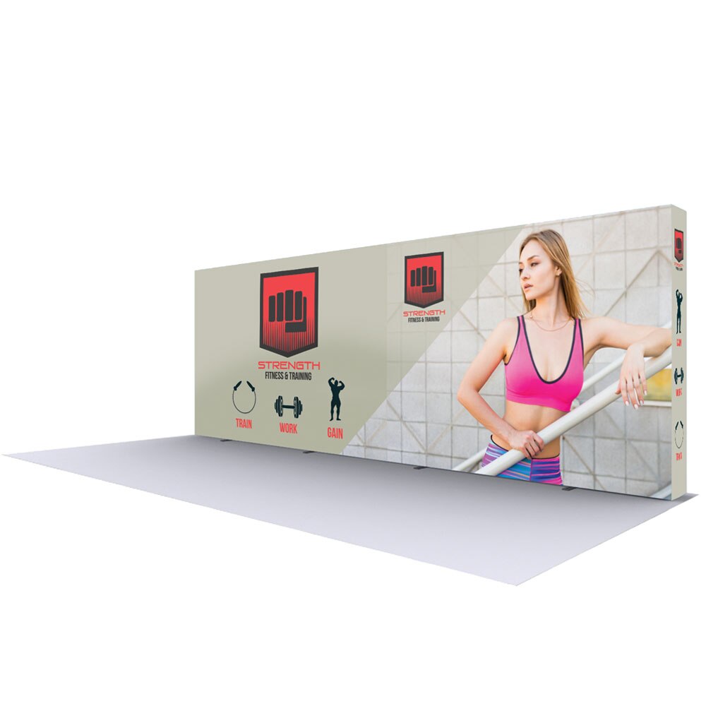 20 ft. Lumiere Light Wall® Configuration D Backlit (Graphic Package)