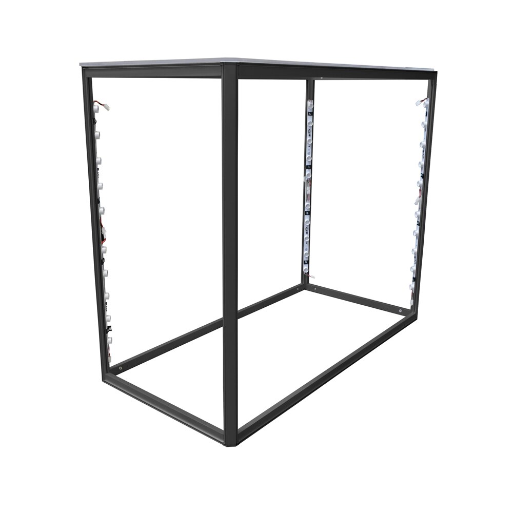 48 x 40 in. Big Sky Counter Black Frame (Hardware Only)