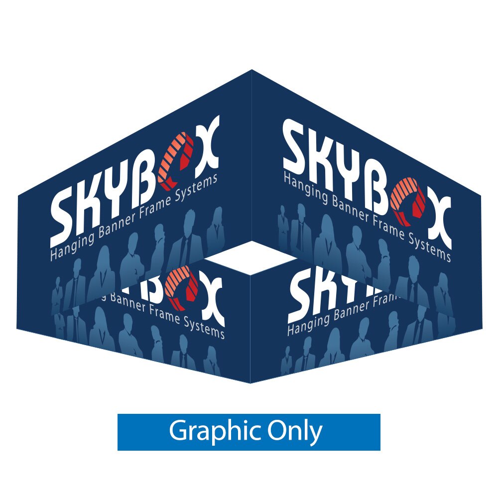 5 x 5 ft. Hanging Banner Square Double-Sided (Graphic Only)