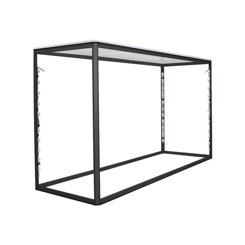 72 x 40 in. Big Sky Counter Black Frame (Hardware Only)