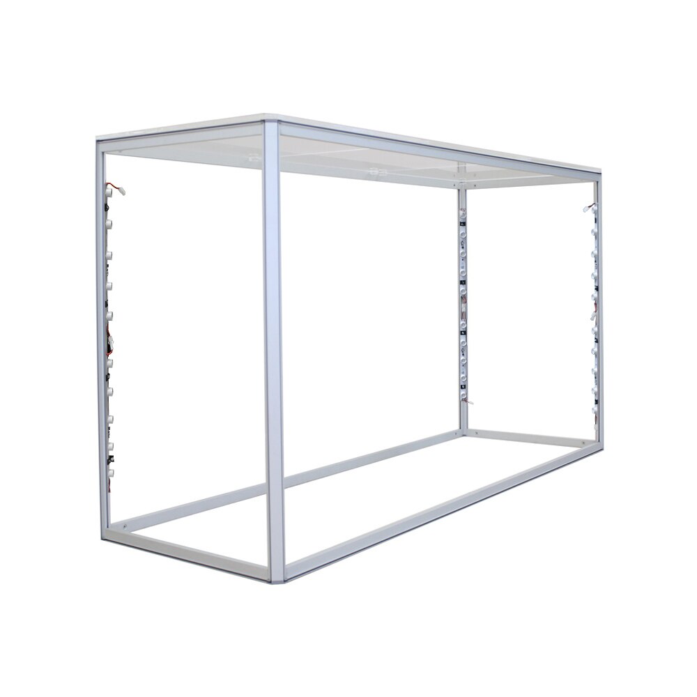 72 x 40 in. Big Sky Counter Silver Frame (Hardware Only)