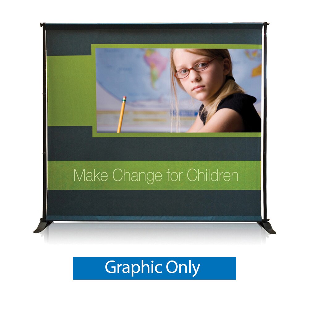 8 x 8 ft. Large Jumbo Banner Large Tube Single-Sided (Graphic Only)