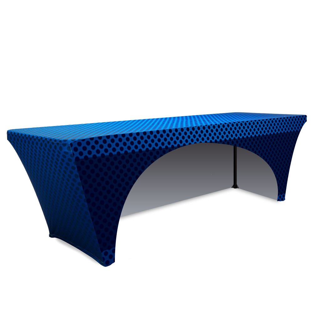 8 ft. Multi Stretch Table Throw 3-Sided Custom Print