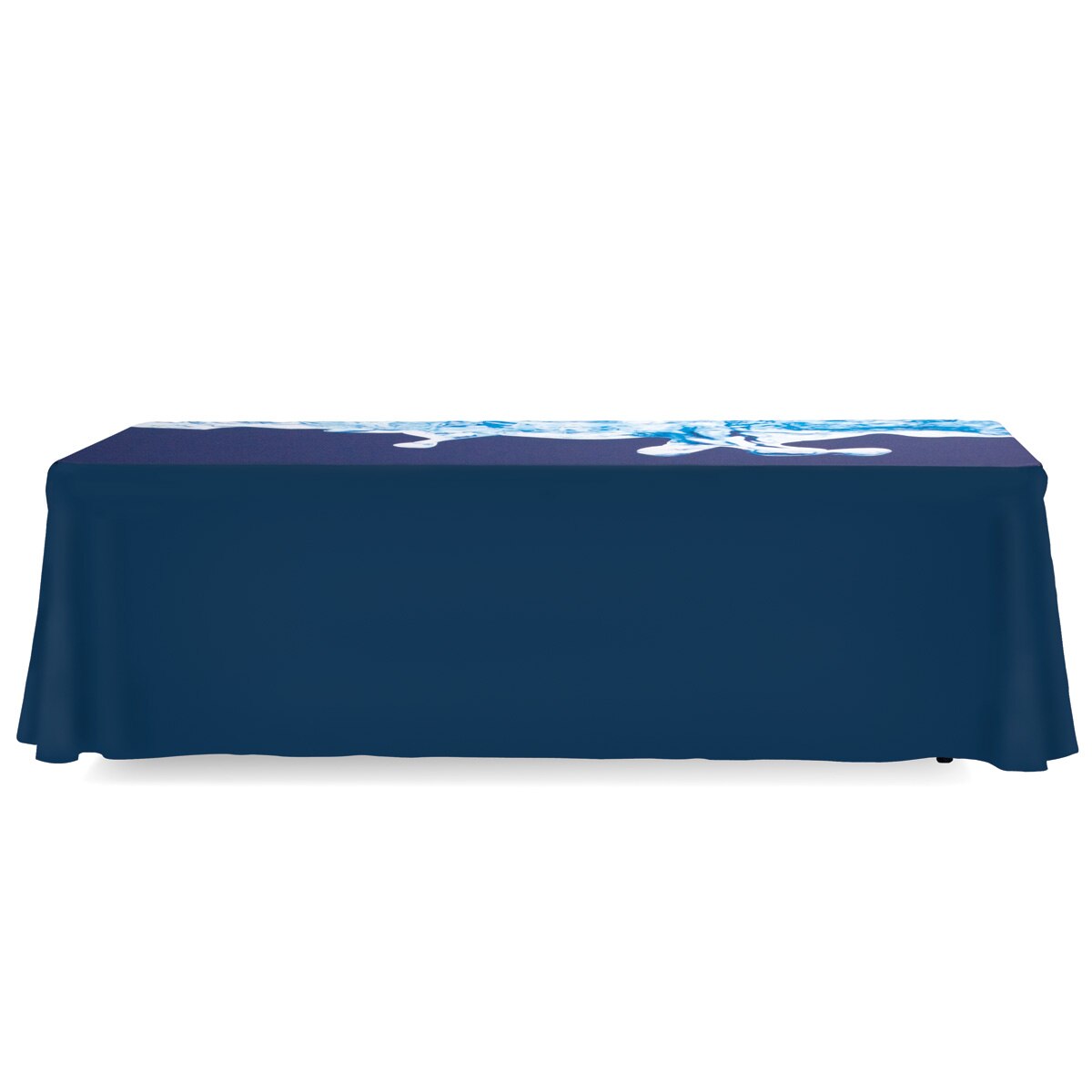 8ft. Table Throw 4-sided with Custom Print