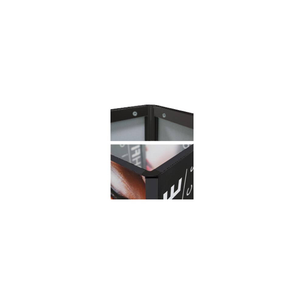 24 x 40 in. Big Sky Counter Black Frame Single-Sided Non Backlit - 24" Top (Graphic Package)