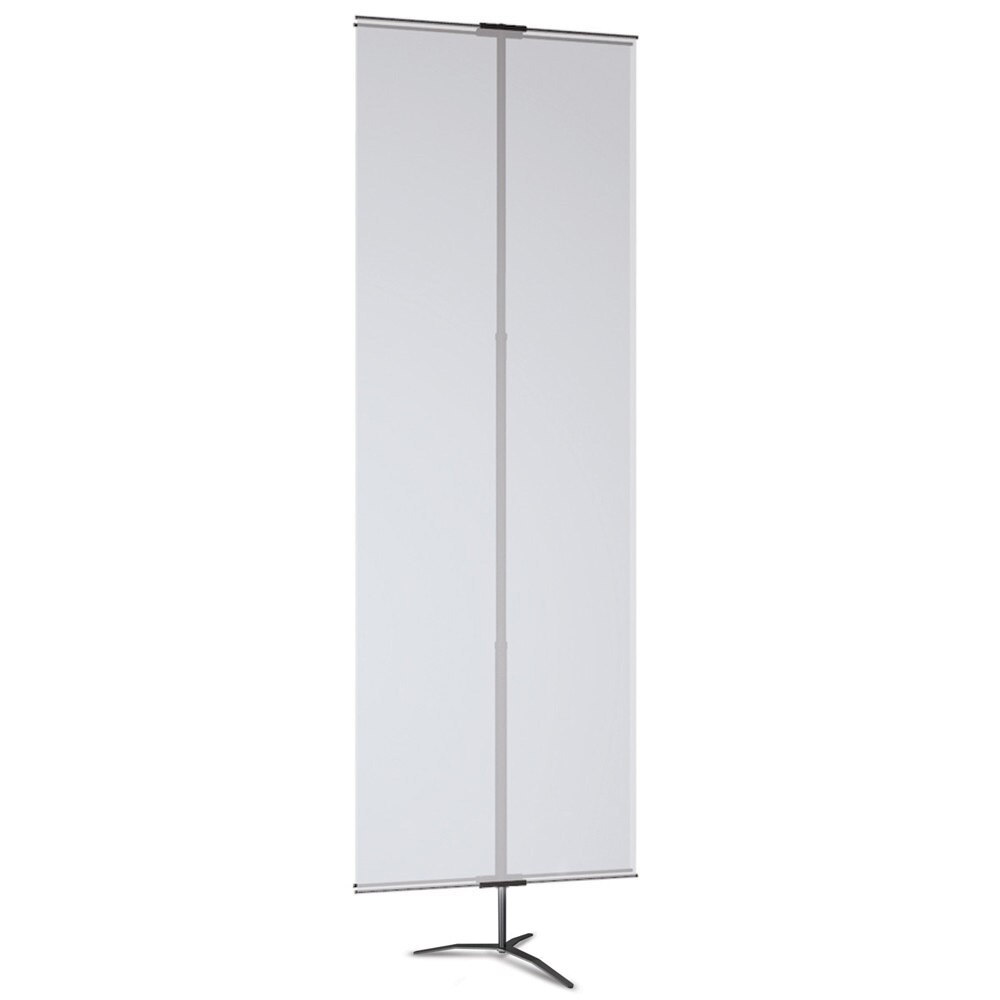 Classic Banner Stand -- Large Black with Travel Base