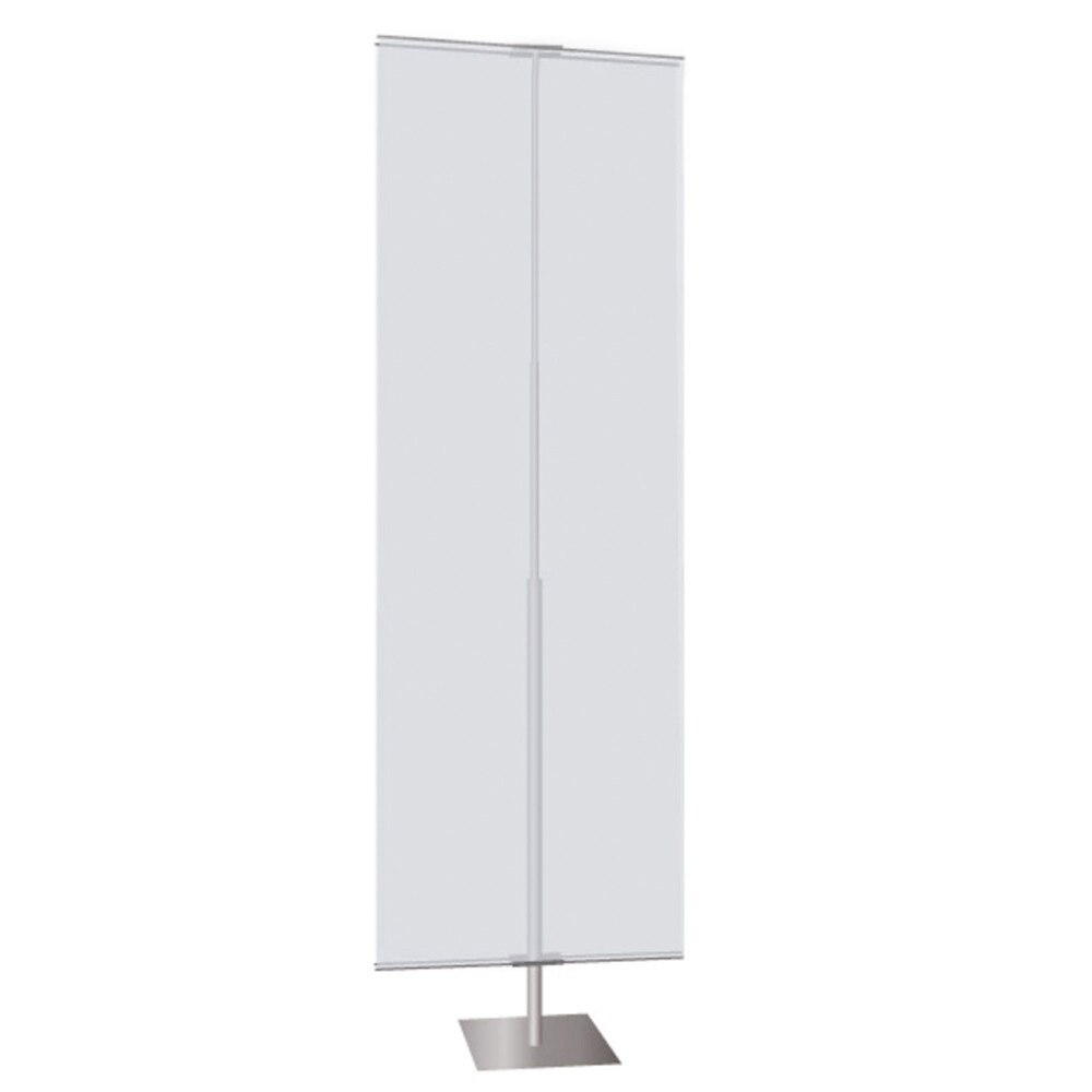 Classic Banner Stand -- Medium Silver (Stand Only)