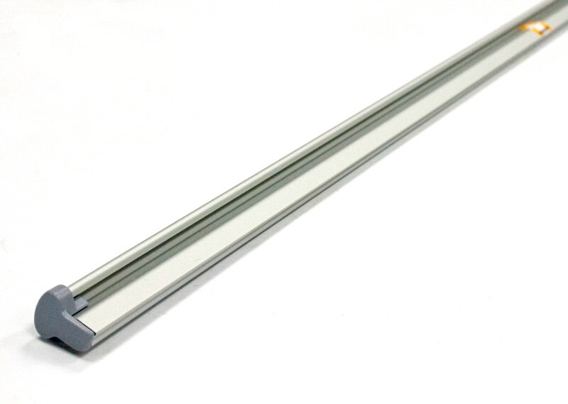 24 in. Doublestep Retractable Banner Stand Clamp Bar (Hardware Only)