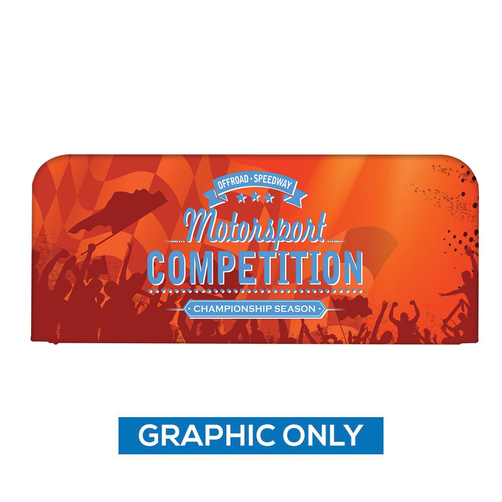Large EZ Barrier Outdoor Single-Sided Black Back Fabric (Graphic Only)
