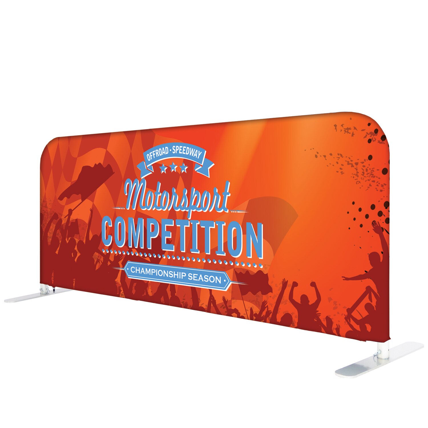 Large EZ Barrier Outdoor Single-Sided White Back Fabric (Graphic Package)