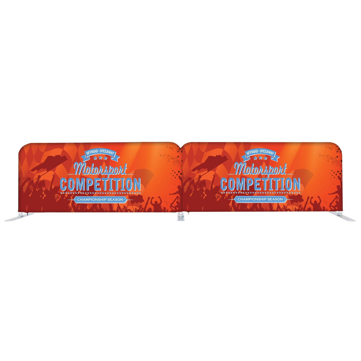 Large EZ Barrier Outdoor Single-Sided White Back Fabric (Graphic Package)