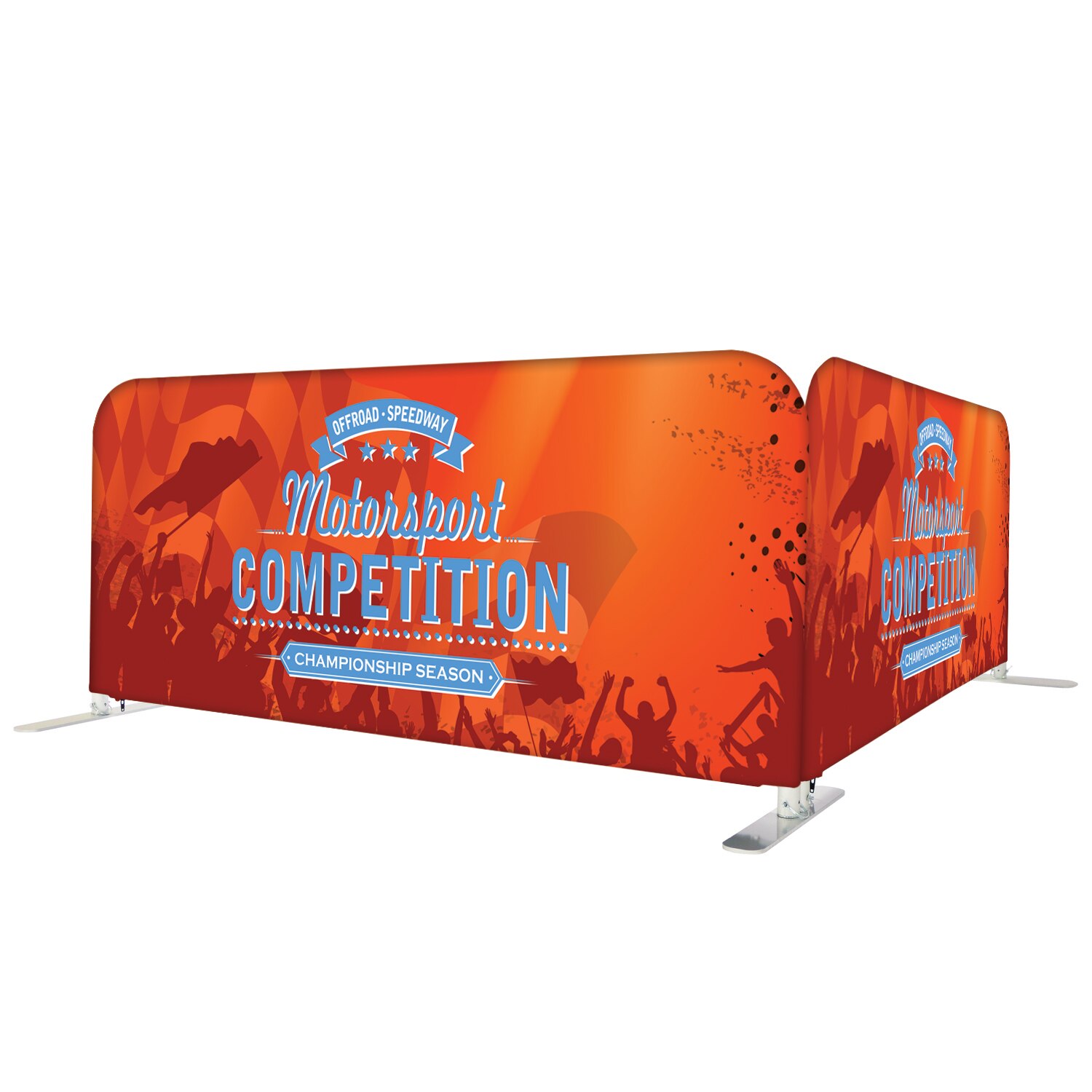 Large EZ Barrier Outdoor Single-Sided White Back Fabric (Graphic Package)