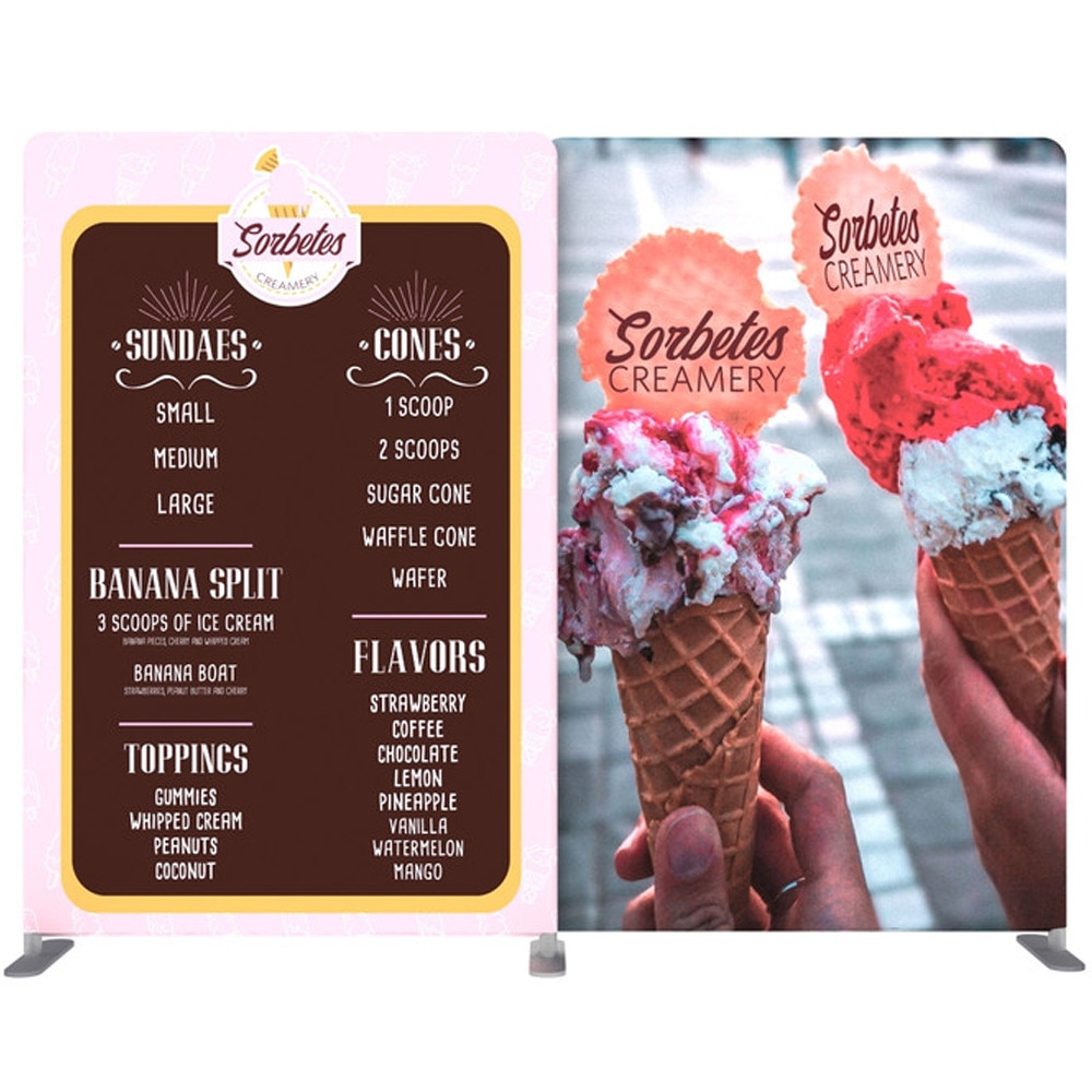 EZ Tube Connect Backlit 10FT Kit B Single-sided Graphic Package