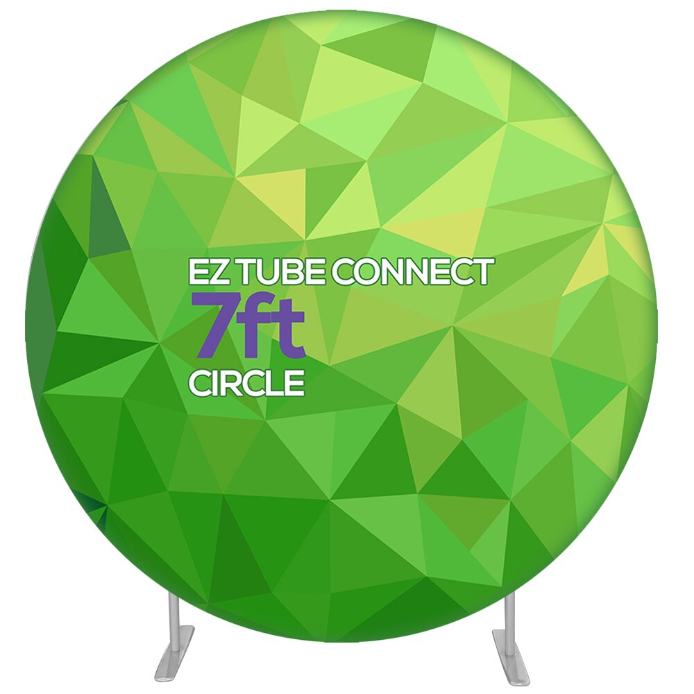 7 ft. EZ Tube® Connect Circle Double-Sided (Graphic Package)
