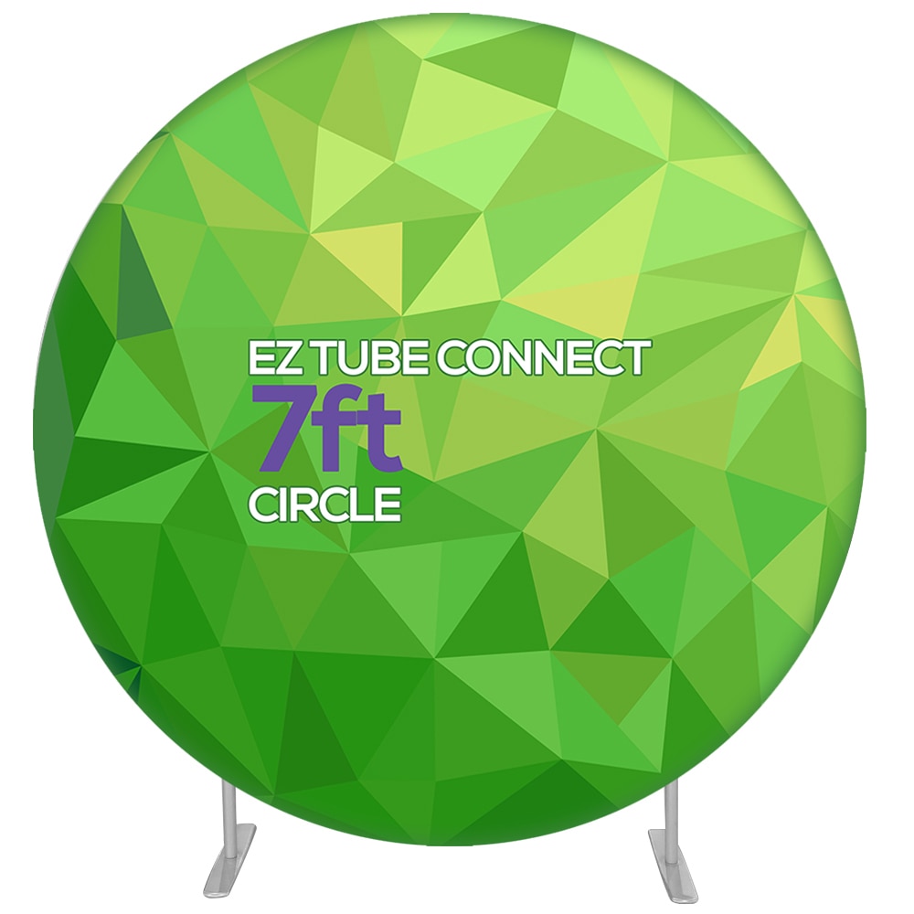 7 ft. EZ Tube® Connect Circle Single-Sided (Graphic Package)