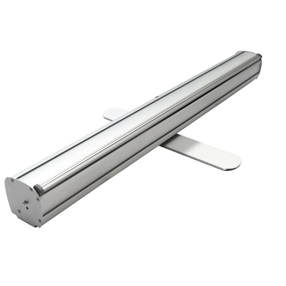 24 x 72 in. Econoroll Retractable Banner - Silver (Graphic Package)