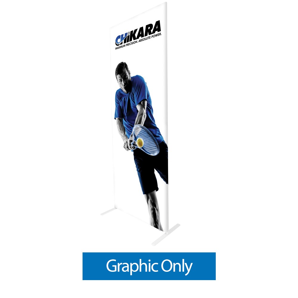 Econotube Fabric Display Single-Sided Black Back Fabric (Graphic Only)