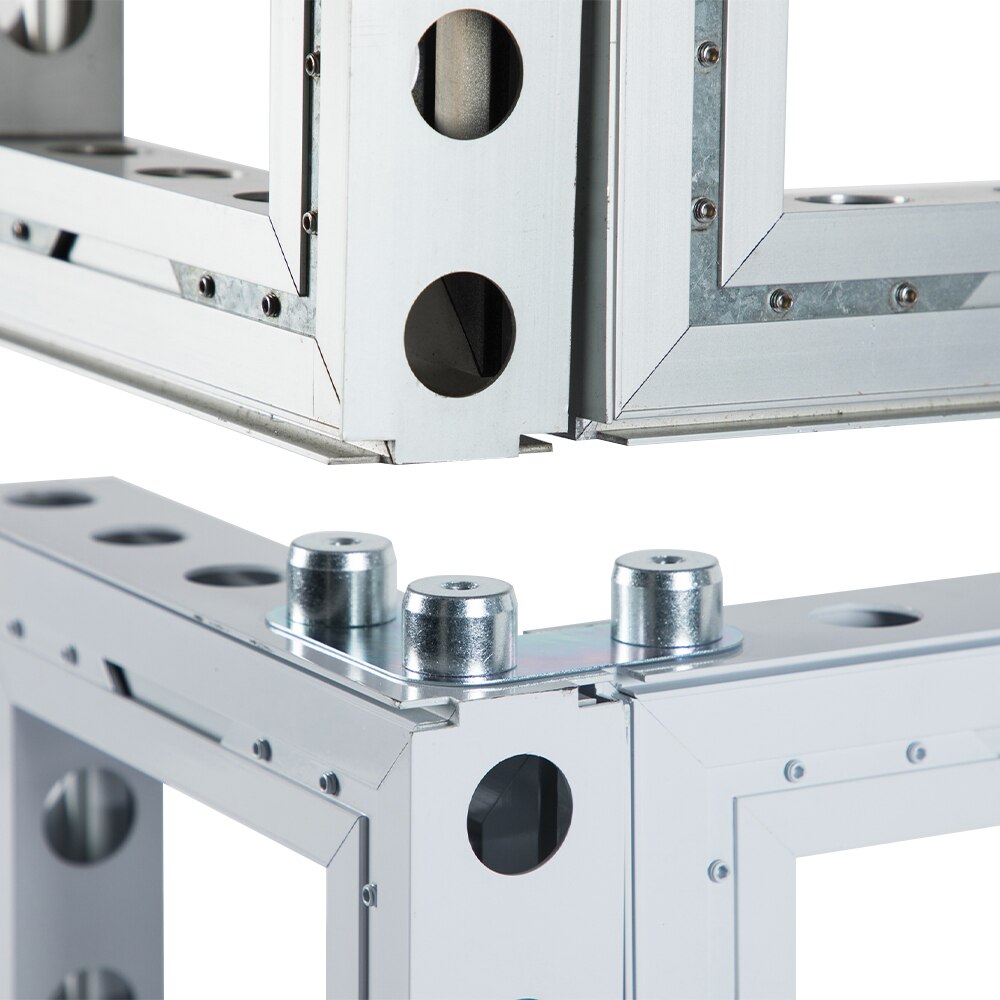 Frame stack 90 degree connector