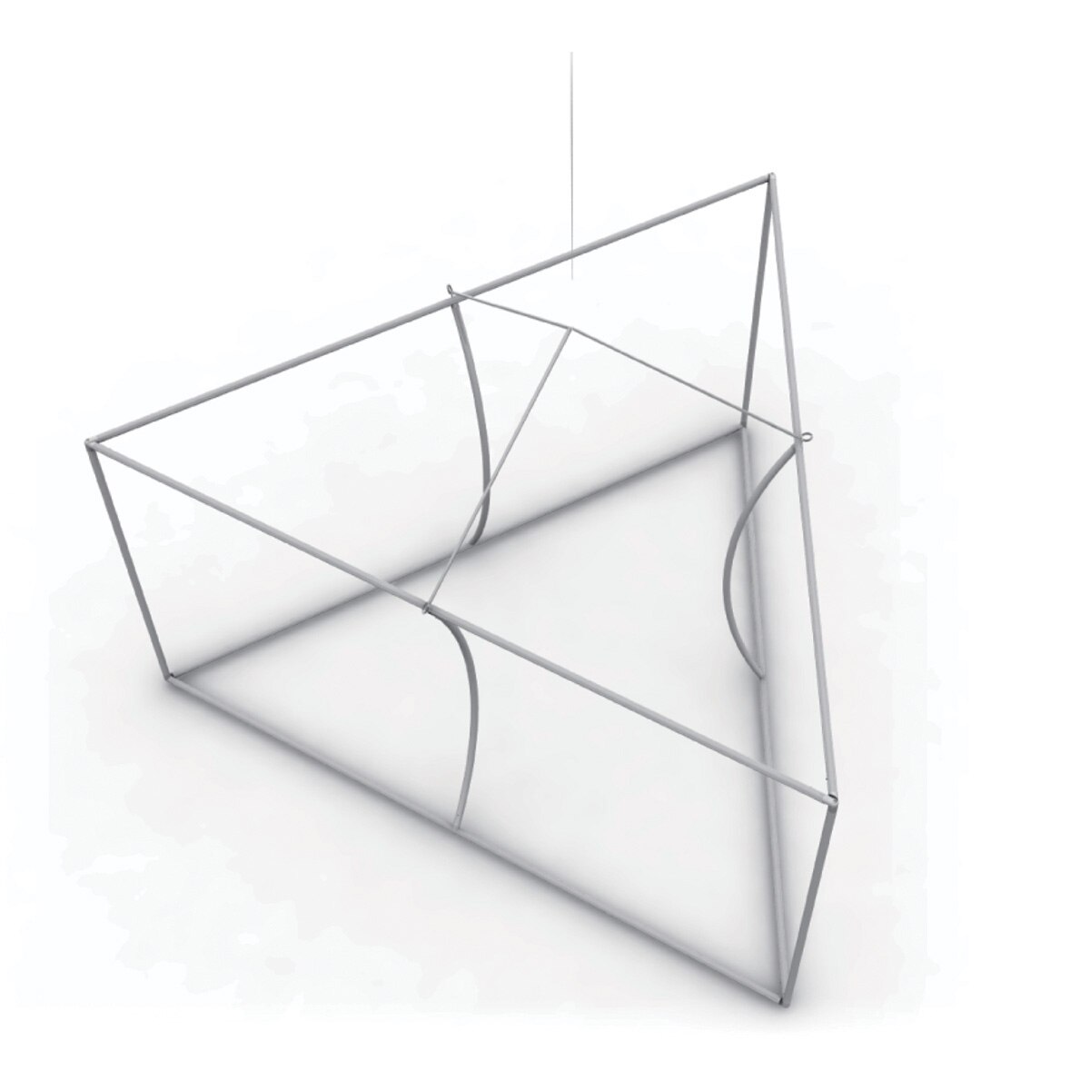 8 x 6 ft. Hanging Banner Triangle (Hardware Only)