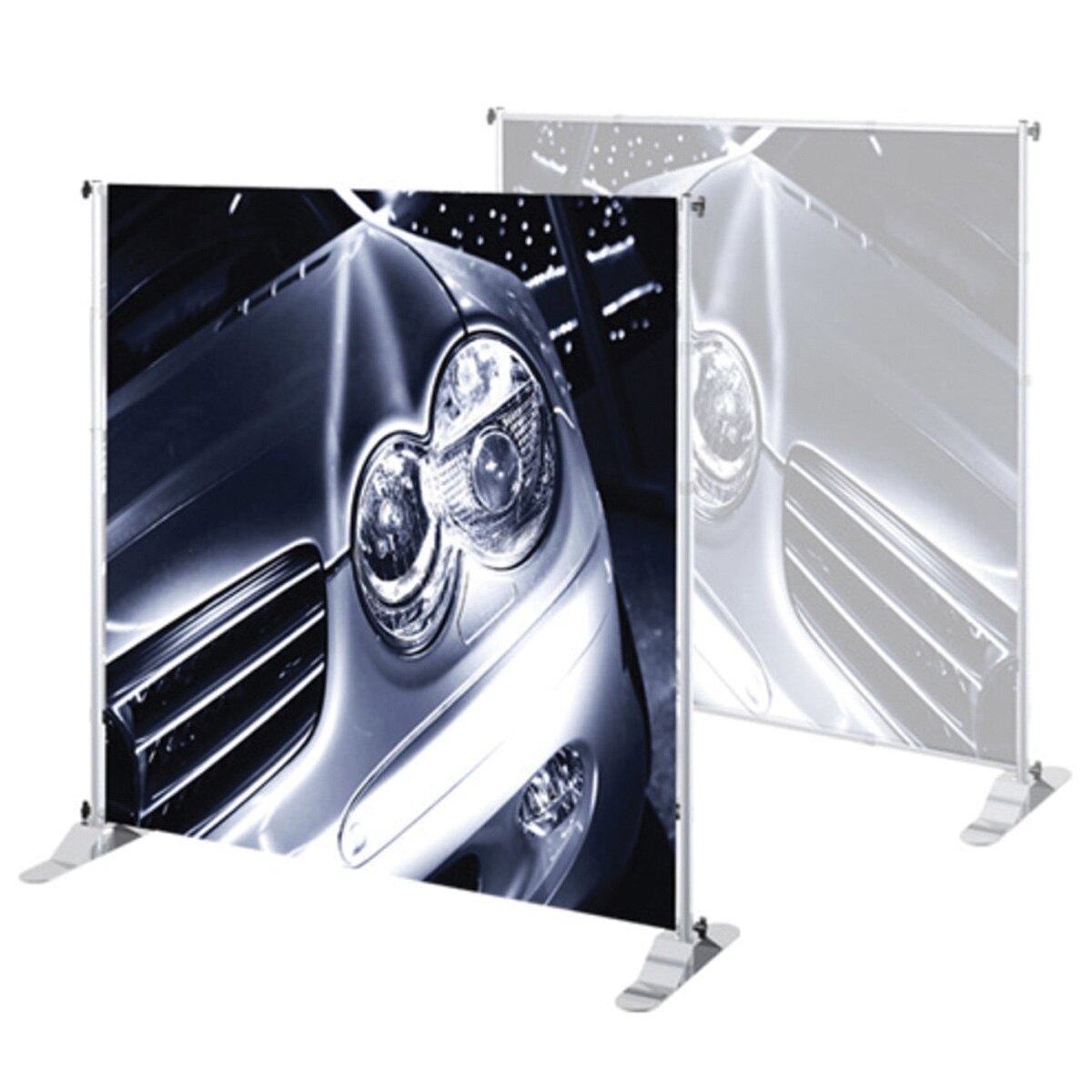 4 x 6 ft. Small Jumbo Banner Black Large Tube Single-Sided (Graphic Package)