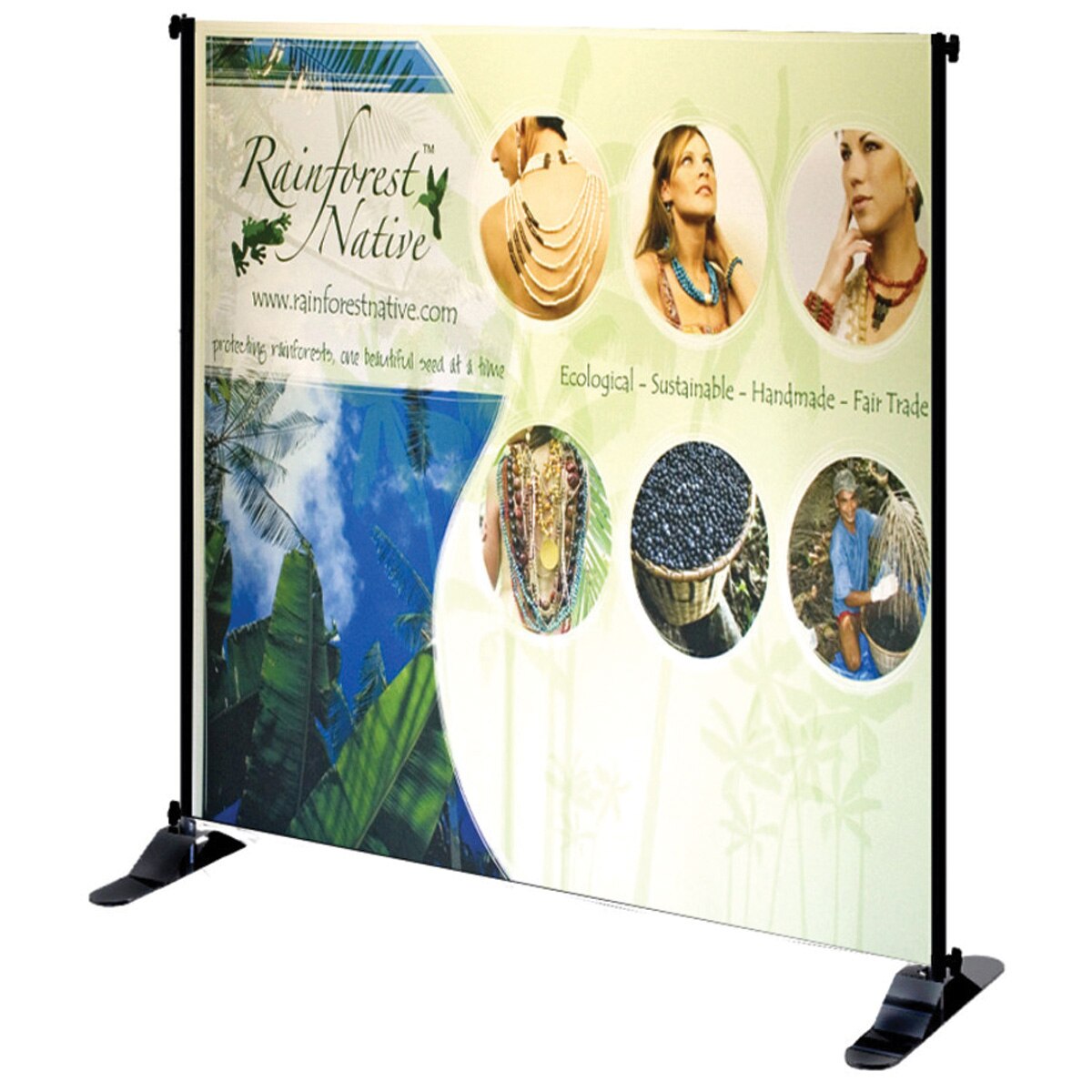 8 x 8 ft. Large Jumbo Banner Small Tube Single-Sided (Graphic Package)