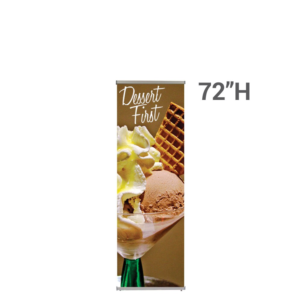 24 x 72 in. L Banner Stand Fabric (Graphic Package)