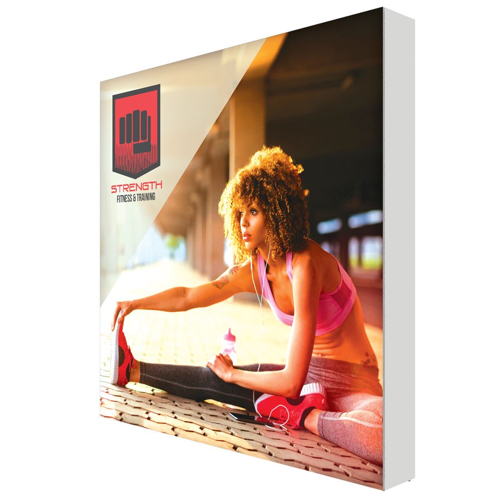10 x 10 ft. Lumiere Light Wall® Ladder Light Backlit Single-Sided (Graphic Package)