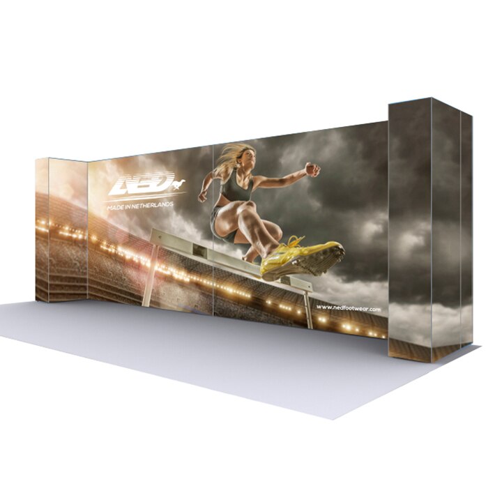 20 x 7.5 ft. Lumiere Light Wall® Configuration H Single-Sided (Graphic Package)
