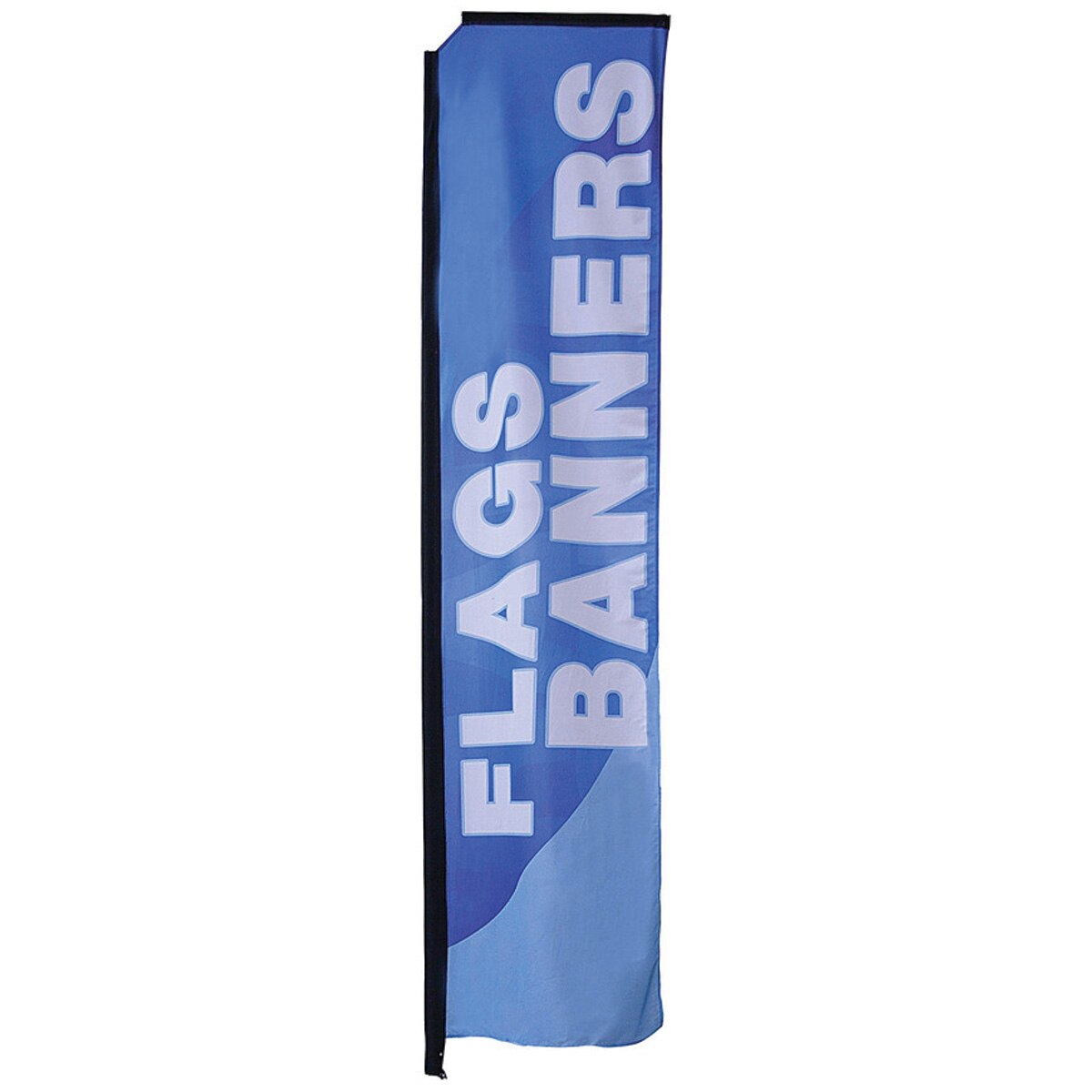 Medium Mamba Rectangle Flag Spike Base Single-Sided (Graphic Only)