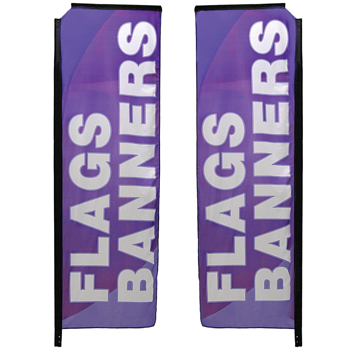 Small Mamba Rectangle Flag Spike Base Double-Sided (Graphic Only)