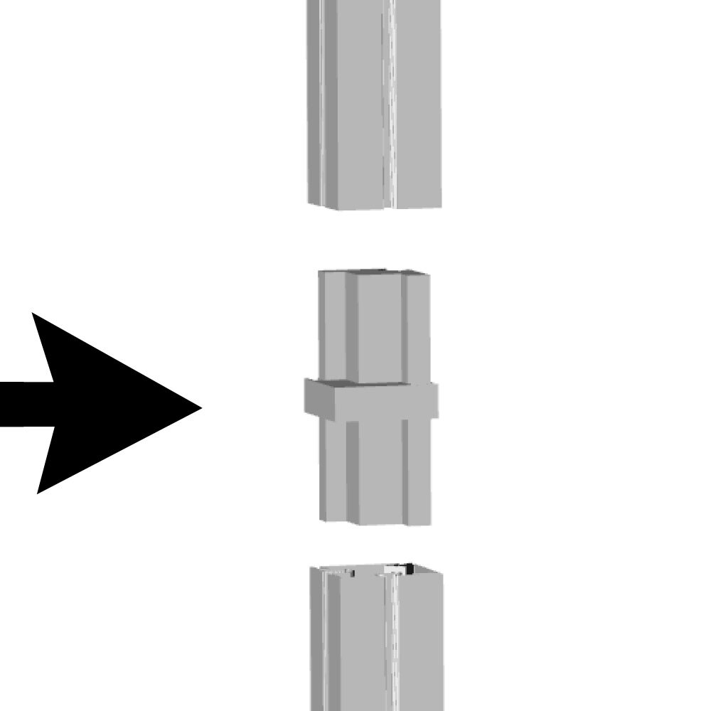 Modco® Corner Post 62mm Spacer