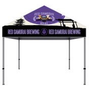 ONE CHOICE® 10 Ft. Aluminum Canopy Tent Dye-Sub Graphic Package (White Trim)
