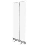 ONE CHOICE ® 33.5 X 80 In. Good Roll Up Silver Clear Banner Package