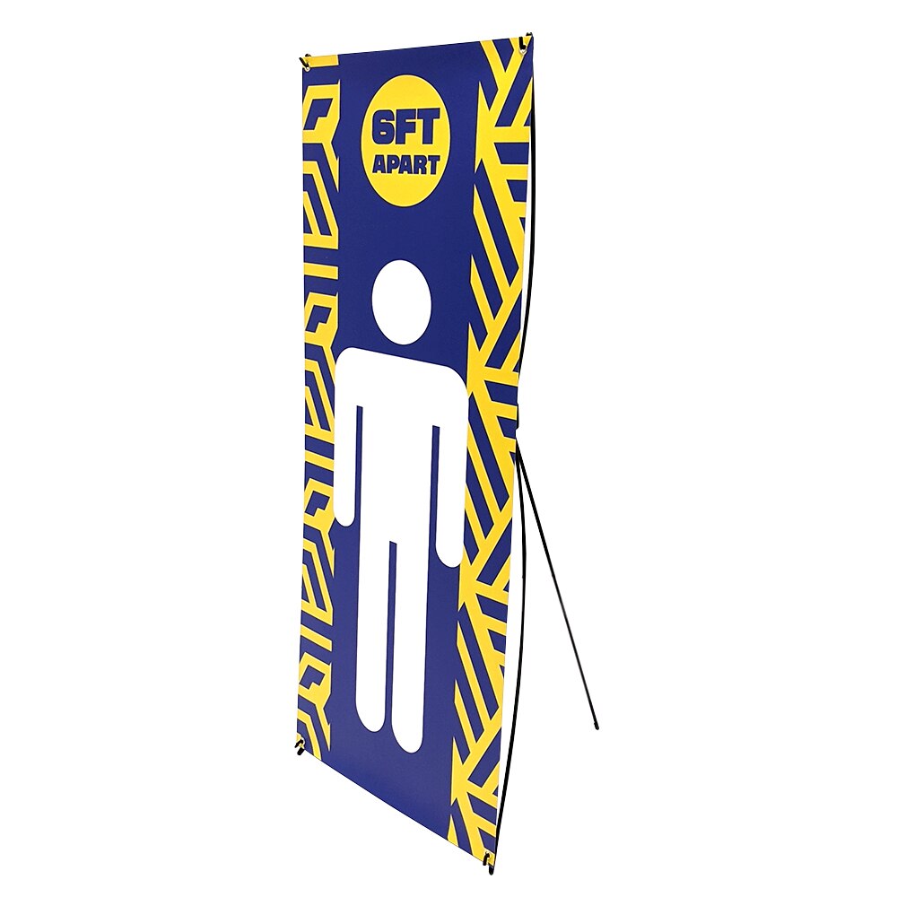 ONE CHOICE® 24 x 62 in. 5 Pack Small X Banner Stand Super Flat (Graphic Package)