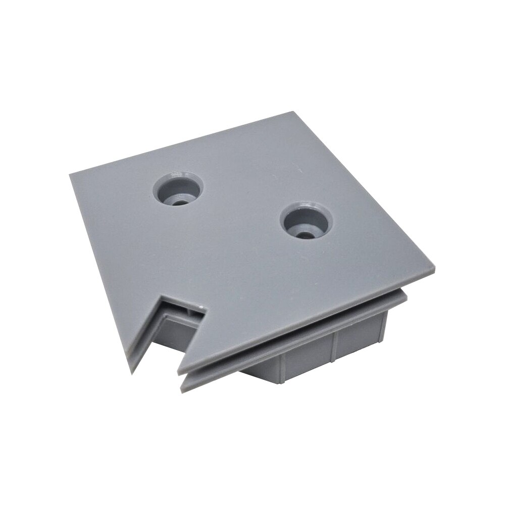 Corner post end caps