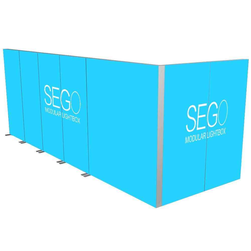 SEGO Modular Lightbox Display Configuration H Double-Sided (Graphic Package)