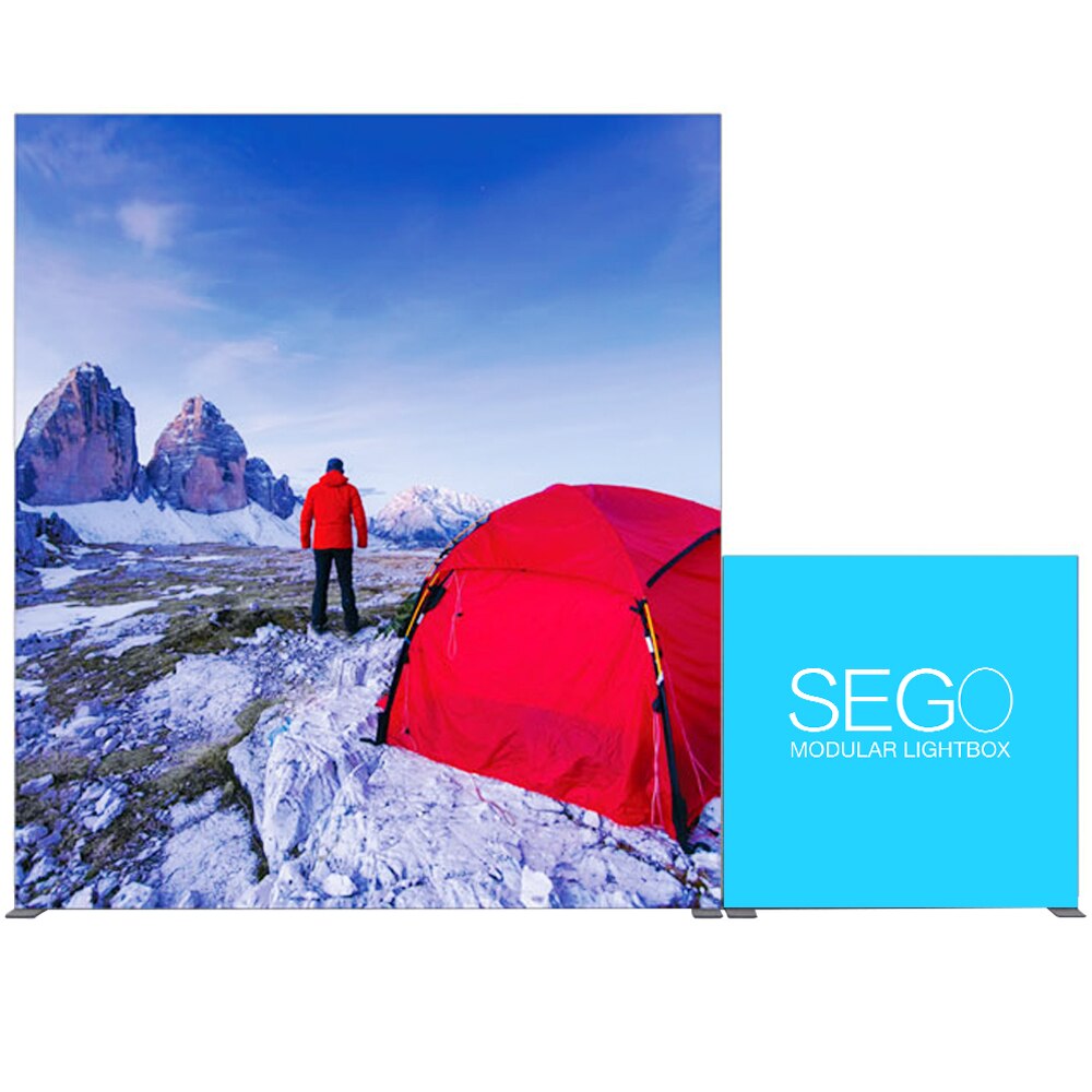 SEGO Modular Lightbox Display Configuration D Double-Sided (Graphic Package)