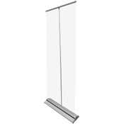 24 x 85 in. SilverStep® Silver Base Clear Banner Package