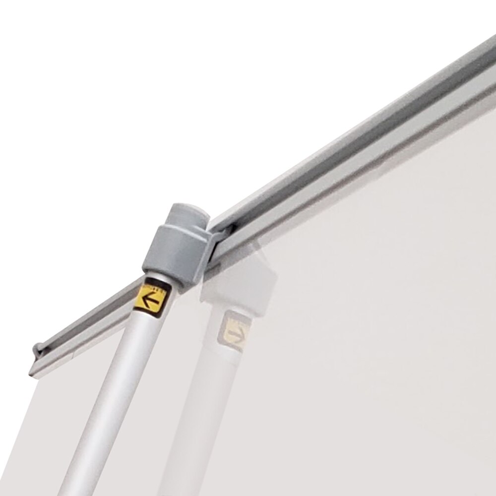 24 x 85 in. SilverStep Silver Clamp Bar Clear (Graphic Package)