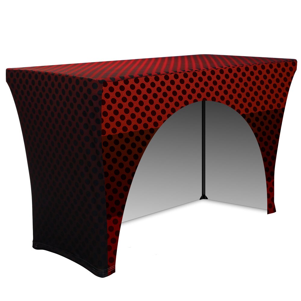 4 ft. Multi Stretch Table Throw 3-Sided Custom Print