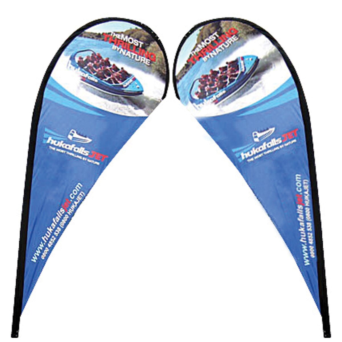 11 ft. Medium Teardrop Flag Double-Sided (Graphic Only)