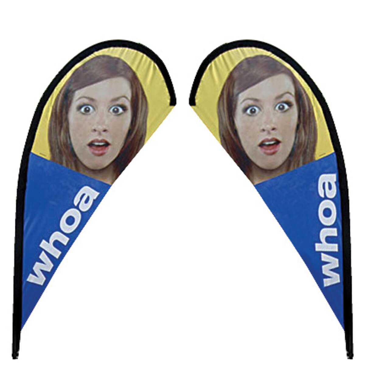 8.2 ft. Small Teardrop Flag Double-Sided (Graphic Only)